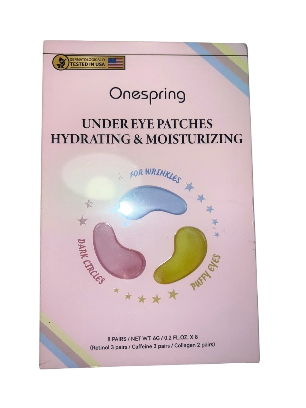 Onespring Hydrating & Moisturizing Under Eye Patches NIB - Picture 5 of 7